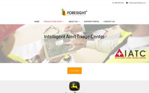 Intelligent Alert Triage Center | Foresight Intelligence