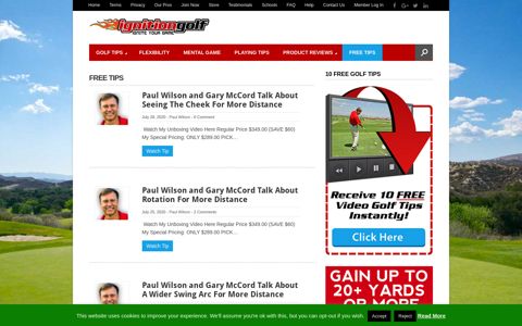 Free Tips by Ignition Golf