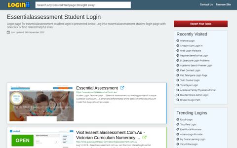 Essentialassessment Student Login - Loginii.com