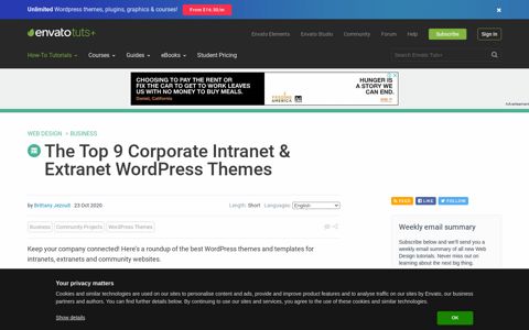 The Top 9 Corporate Intranet & Extranet WordPress Themes