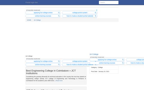 [LOGIN] Jct College FULL Version HD Quality College - LOGINERY ...