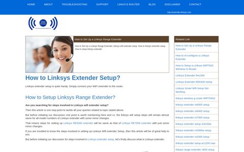 How to Setup Linksys Range Extender - Linksys Extender Setup