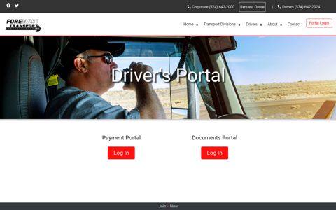 Drivers Portal - Foremost Transport