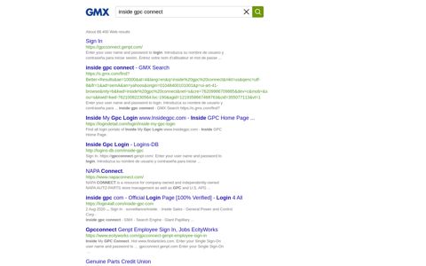 inside gpc connect - GMX Search