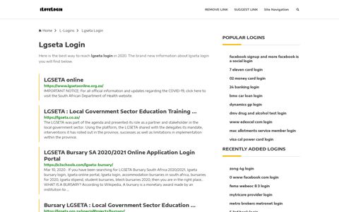 Lgseta Login ❤️ One Click Access