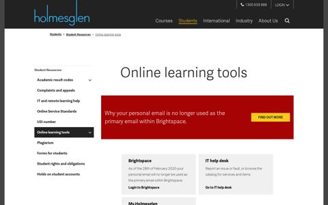 Online learning tools | Melbourne TAFE ... - Holmesglen