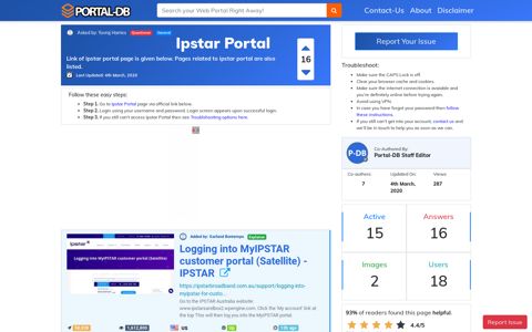 Ipstar Portal