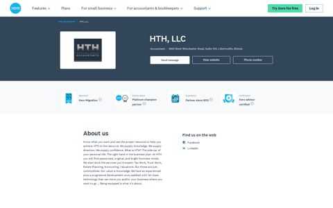 HTH, LLC | Xero ID