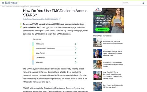 How Do You Use FMCDealer to Access STARS?