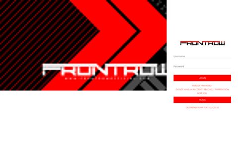 Frontrow - Login - FrontRowOfficial