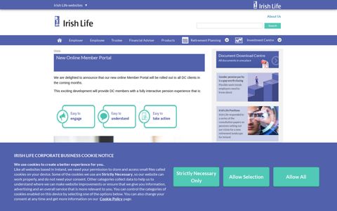 New Online Member Portal | Irish Life Corporate Business