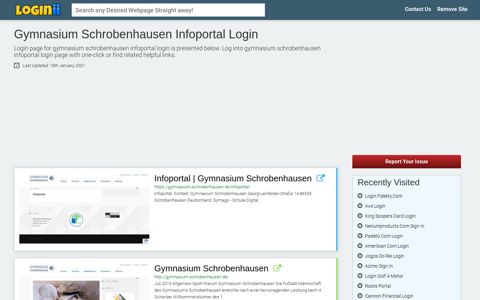 Gymnasium Schrobenhausen Infoportal Login - Loginii.com