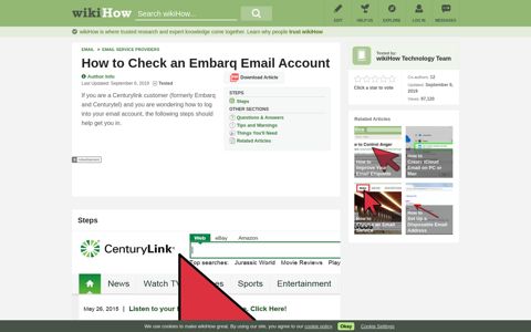How to Check an Embarq Email Account: 7 Steps (with Pictures)