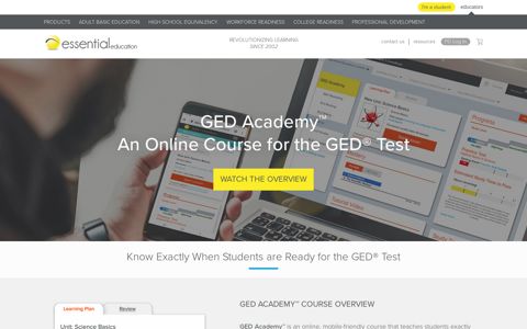 GED Academy™ | Essential Education