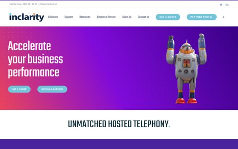 Inclarity - Hosted Telephony, VOIP Provider & PBX Solutions