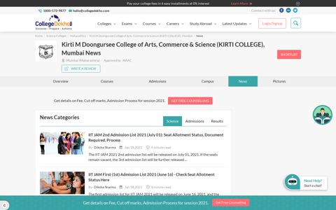 Kirti M Doongursee College of Arts, Commerce & Science ...