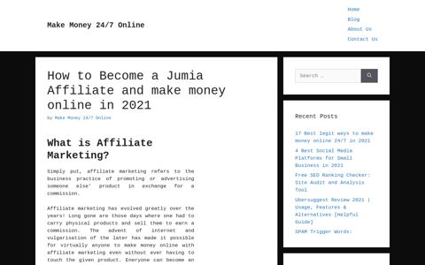 How to Become a Jumia Affiliate and make money online in ...