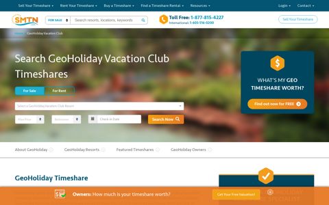 GeoHoliday Vacation Club Timeshares | Multi-Destination