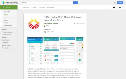 KICX: Online SSC, Bank, Railways, Free Mock Tests – Apps ...