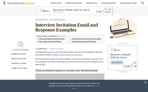Interview Invitation Email and Response Examples