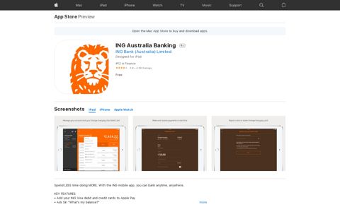 ‎ING Australia Banking on the App Store