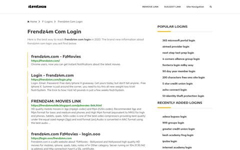 Frendz4m Com Login ❤️ One Click Access