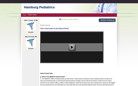 Patient Portal - Hamburg Pediatrics