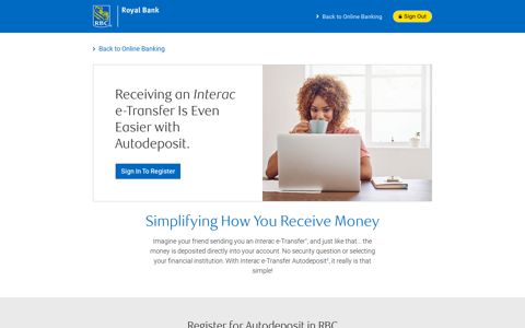 Receiving an Interac e-Transfer Is Even Easier ... - Royal Bank