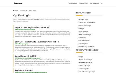 Cpr Ksa Login ❤️ One Click Access