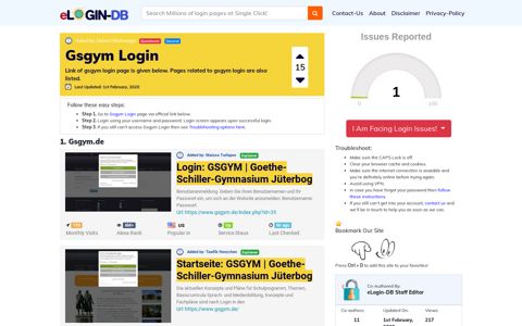 Gsgym Login - A database full of login pages from all over the ...