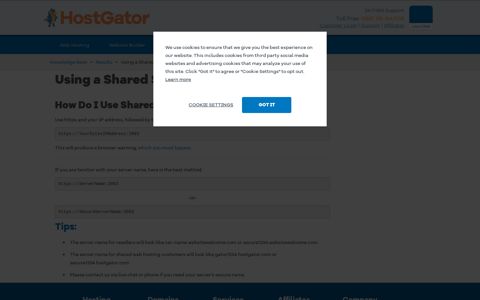 Using a Shared SSL to Access cPanel | HostGator Support