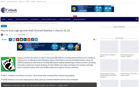 How to Auto Login gnome-shell Gnome3 Desktop in Ubuntu ...