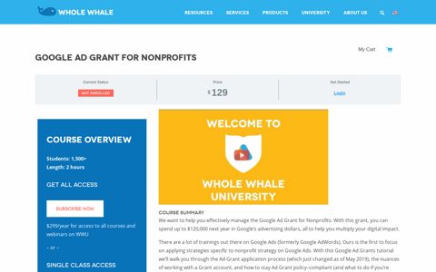 Google Ad Grants Tutorial for Nonprofits | Whole Whale ...