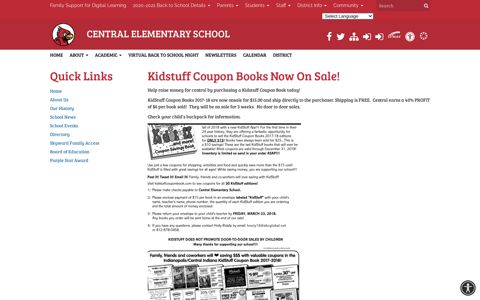 Kidstuff Coupon Books Now On Sale! - CENTRAL ...