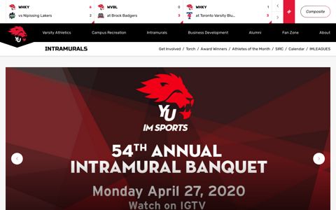 Intramurals - York University Athletics - York Lions