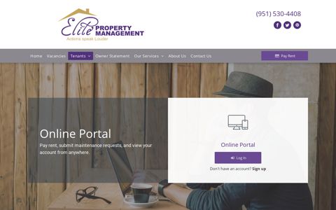 Tenant Portal - Elite Property Management