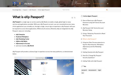 What is eXp Passport - eXp Cloud Support