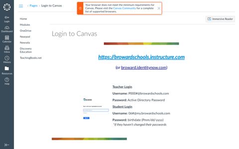 Login to Canvas: Migration - Instructure