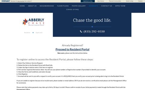 Pay Online - Abberly Chase Apartment Homes