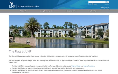 Housing and Residence Life - The Flats at UNF - UNF