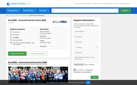 EuroMBA - International Executive MBA - MBA programs