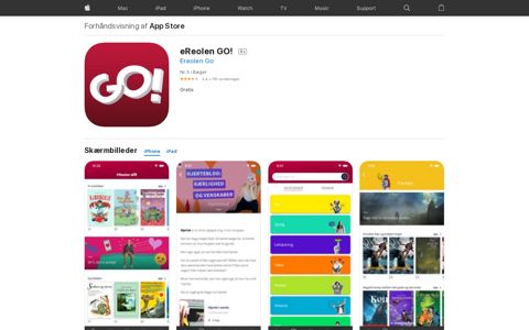 ‎eReolen GO! i App Store