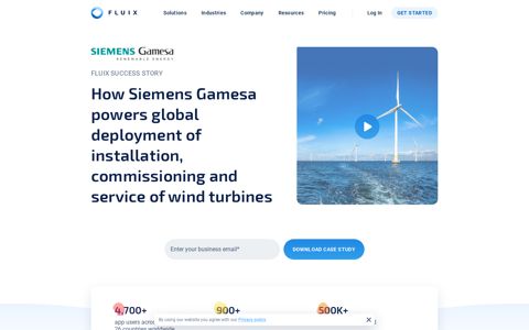 Siemens Gamesa digital transformation | Field inspection app