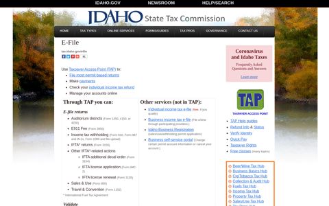E-file Your Taxes - Idaho State Tax Commission