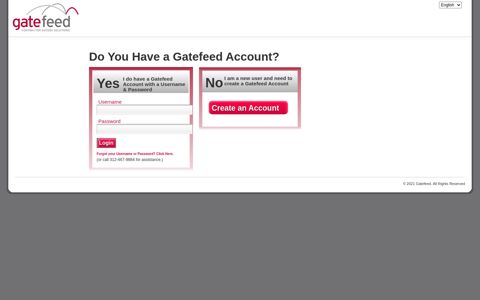 Login | Gatefeed :: Contractor Access Solutions
