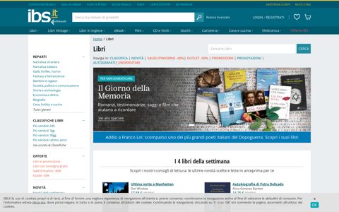 Libreria IBS: Vendita online di libri italiani