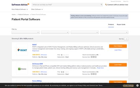 Best Patient Portal Software - 2020 Reviews & Pricing