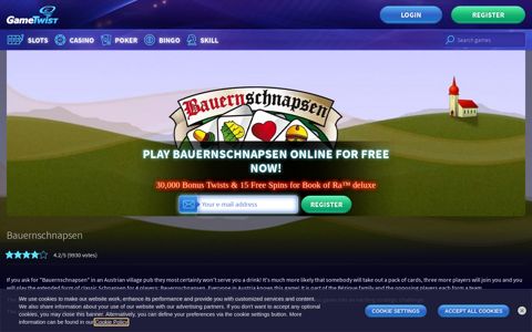Play Bauernschnapsen online for free | GameTwist Casino