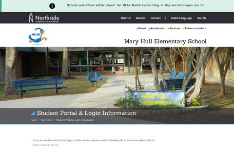 Student Portal & Login Information | Mary Hull Elementary ...