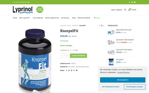 KnorpelFit - Lyprinol.de